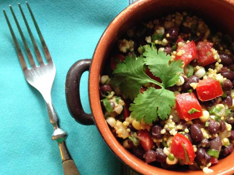 Quinoa, Black Bean, Corn, and Tomato Salad Illinois Extension UIUC